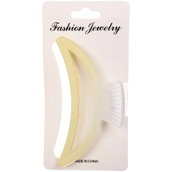 Заколка-краб для волос "Мон Ляруш", классика, микс 6 цветов, 9,5см (Блистер)