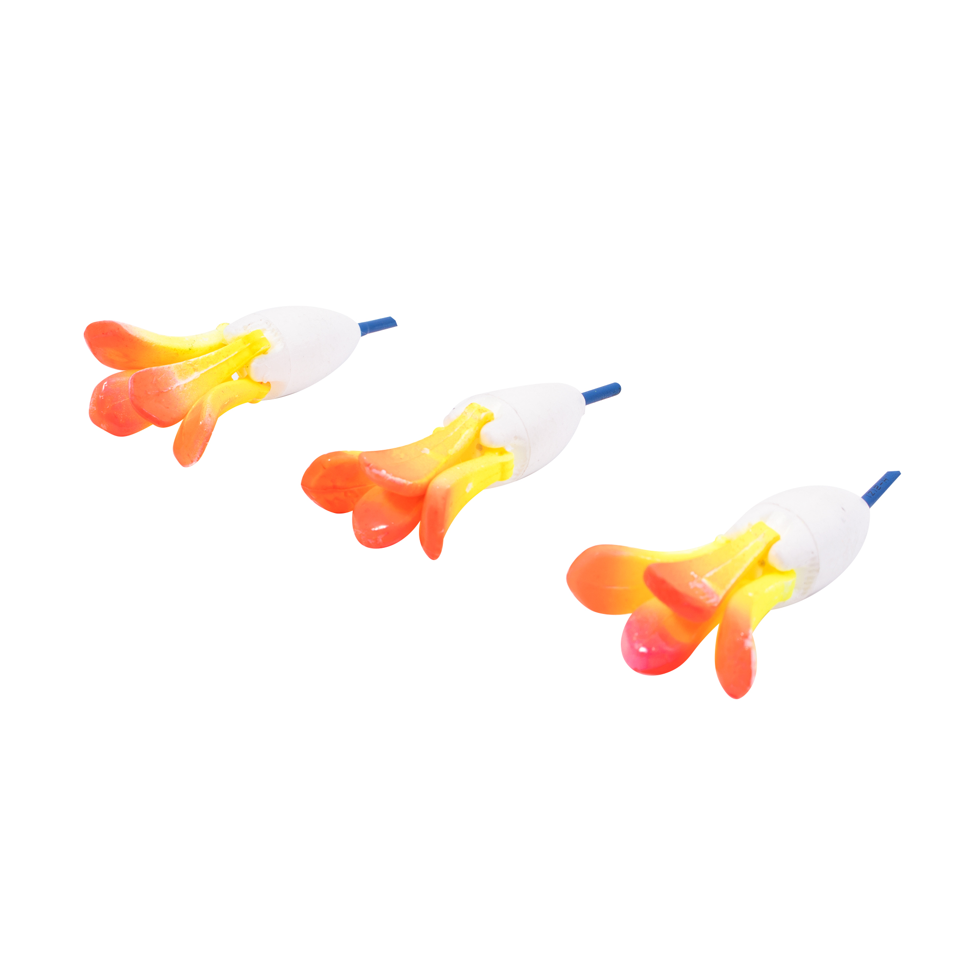 Поплавок зимний ЯМАН "Тюльпан" 3 г, пенопласт, цв. желто-красный (уп. 3 шт.)/72/