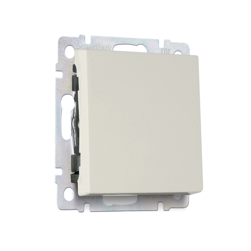 Выключатель 1-клавишный 10А бежевый "Нептун" (SBE-05i-10-SW1-0)