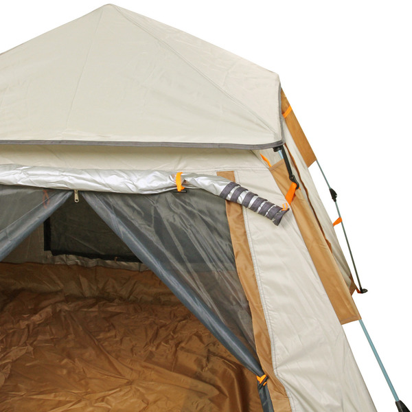 Палатка туристическая Печора-3 зонтичного типа, 240*240*155 см бежевая
