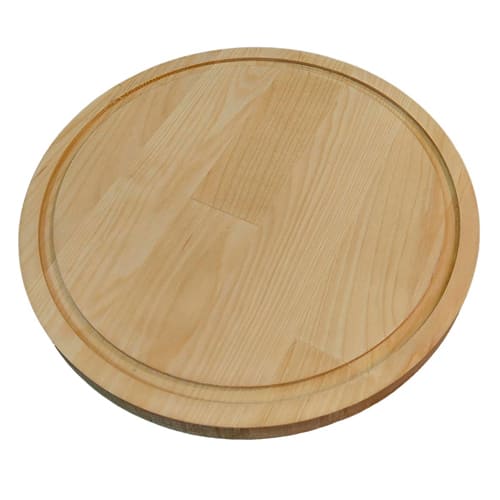 Доска разделочная GUTER BAUM, 25*25*1,8 см, с кровостоком, массив берёзы, покрыта маслом