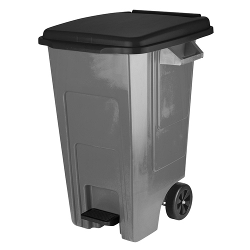 Бак для мусора Freestyle 100л с крышкой на колесах (SVIP)