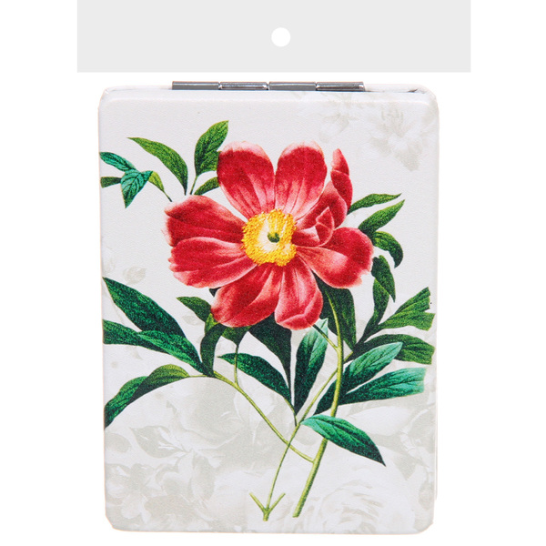 Зеркало косметическое двойное "ФРАТЕЛЛИ", циния, 6*8,5см (пакет с подвесом)