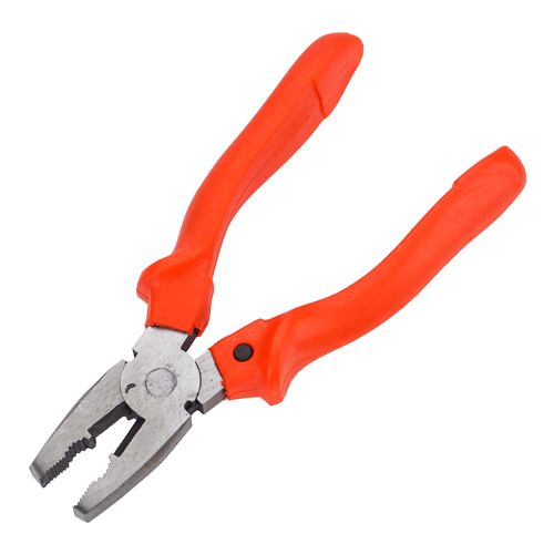 Пассатижи 180мм, шлифованные пластм. рукоятки, плоскогубцы, 2/6/60