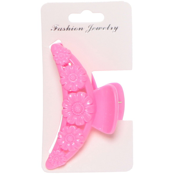 Заколка-краб для волос на блистере "Diana Collection - Sara", микс 6 цветов, 7.5см 