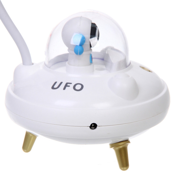 Настольная лампа "Sweet - Полёт в космос" LED 10,8*10,8*21,5 см, USB 3.7v 3w, Белый