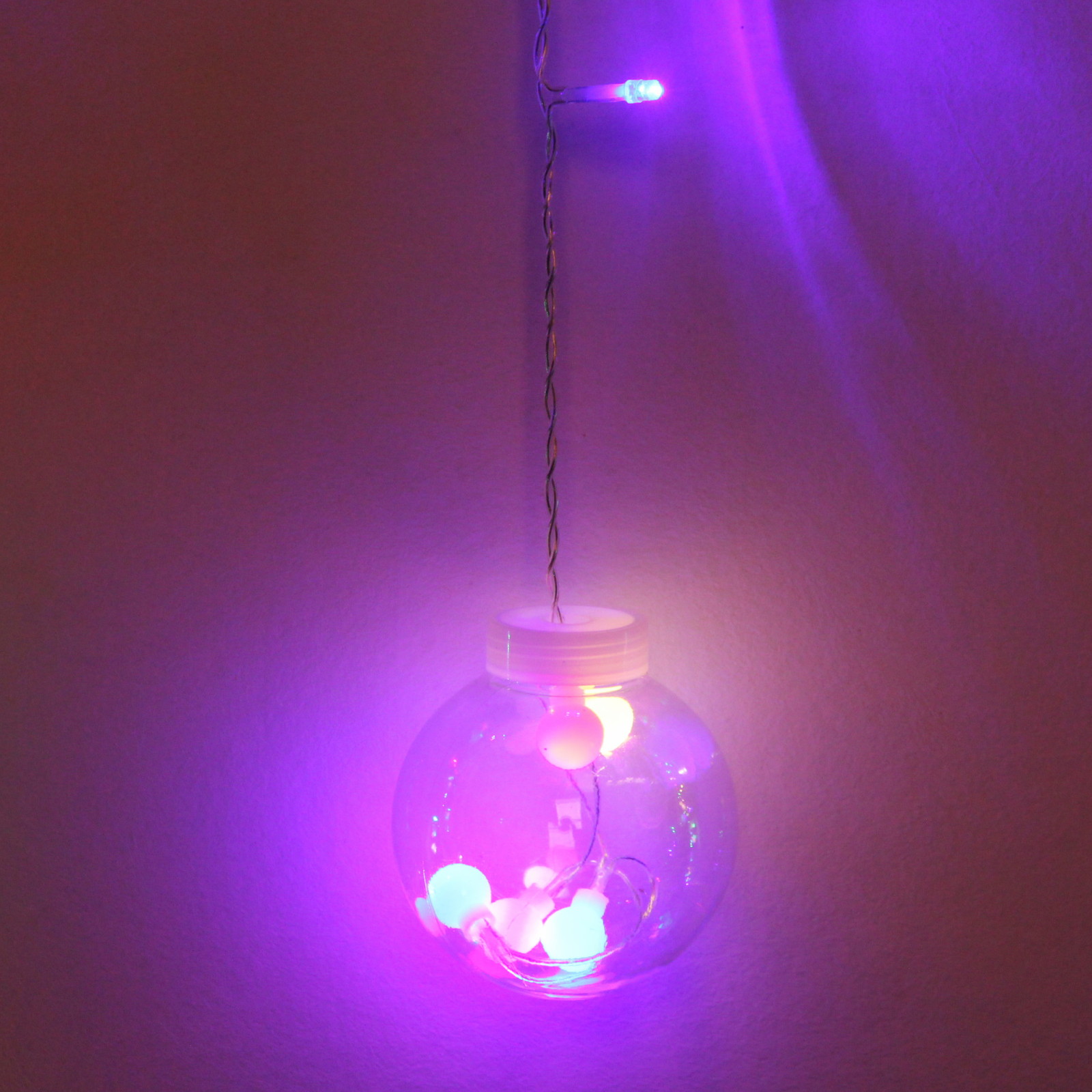 Гирлянда для дома БАХРОМА "Снежный шар" ш2,5 м* в0,6/0,8м 108 лампы LED, d-8 см, RG/RB, IP-20, Мультицвет (возможность соединения)