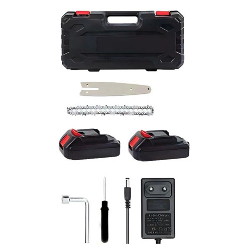 Пила цепная аккумуляторная в кейсе, 2 АКБ, 6 дюймов