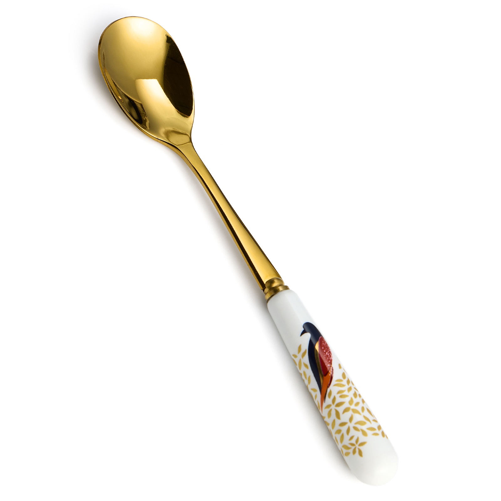 НАБОР ЛОЖЕК ЧАЙНЫХ LEFARD, GOLDEN BIRDS, 4 ШТ., КОР=36НАБ.