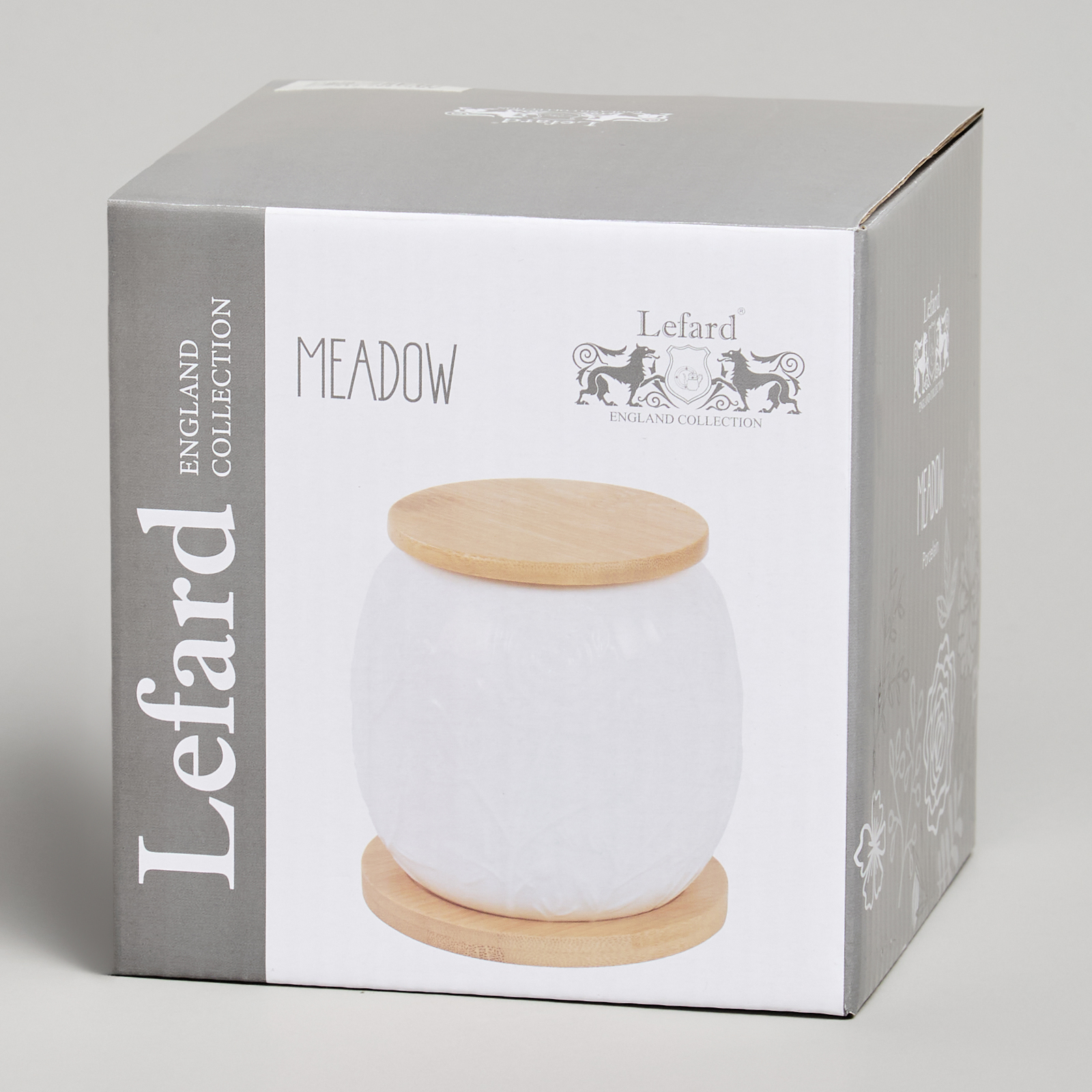 БАНКА LEFARD, MEADOW, С ДЕР.КРЫШКОЙ НА ДЕР.ПОДСТАВКЕ 10*11, 5 СМ 600 МЛ