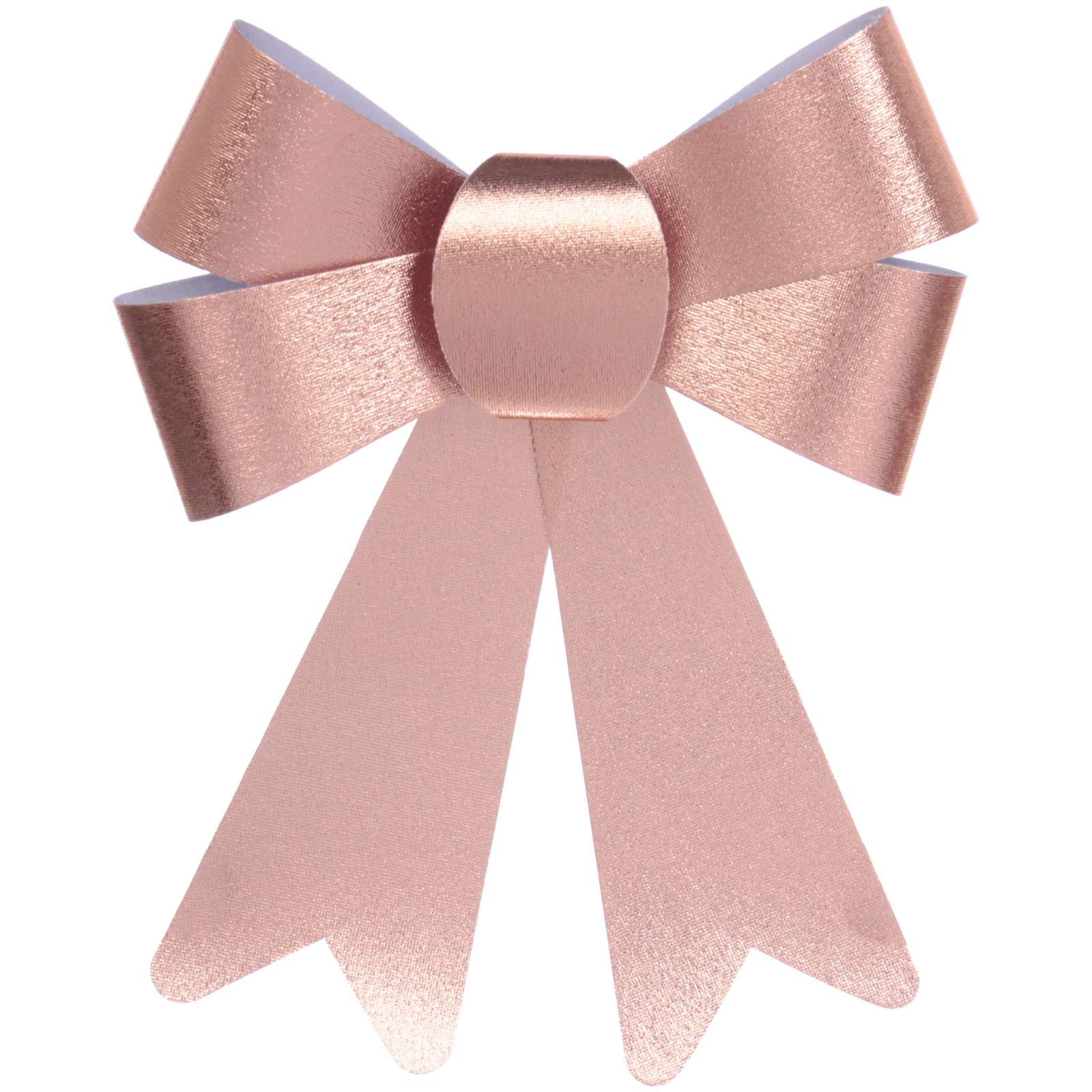 Бант на ёлку "Сказочные блики" (набор 2 шт), Розовое золото