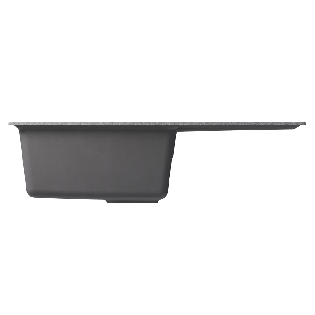 Мойка ML-GM31 с крылом, графит, 342, 770*500*190мм NEW