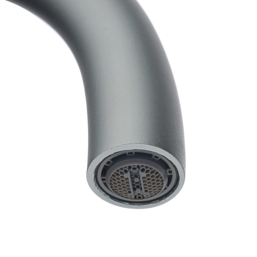 Смеситель для кухни DIKALAN с высоким изливом; Ав.алюминий; Цвет - серый AL4075-G (1/12)