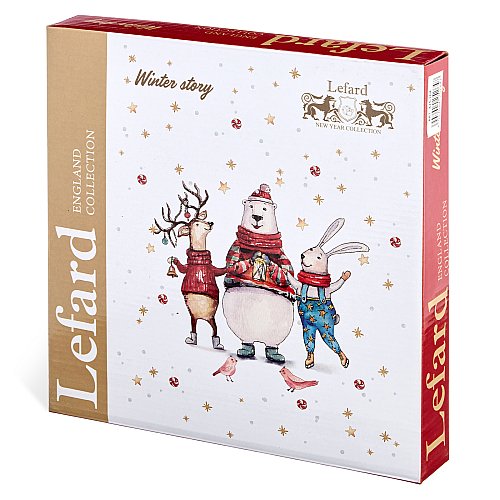 НАБОР ТАРЕЛОК ОБЕДЕННЫХ LEFARD, WINTER STORY, 2 ШТ. 26, 5 СМ, КОР=12НАБ.