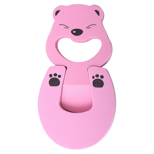 Набор 2 фиксаторов для дверей "Мишка" 2цв. Размер 17,5х9 см. ^^  