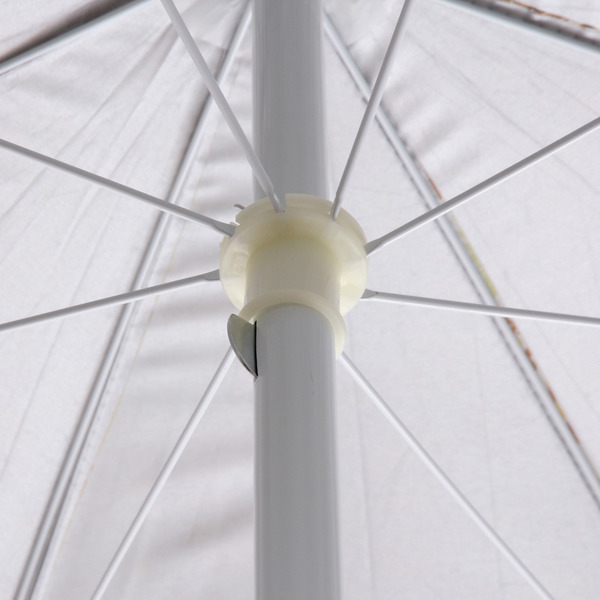 Зонт пляжный D=300 см, h=240 см, "Принт АРТ10025-4", с наклоном и покрытием от нагрева, ДоброСад