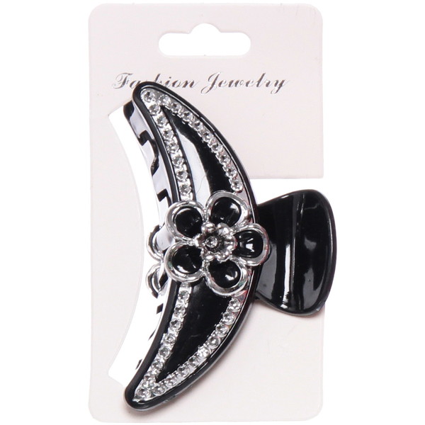 Заколка-краб для волос на блистере "Emily Collection - Lili", микс 6 цветов, 7,5см 