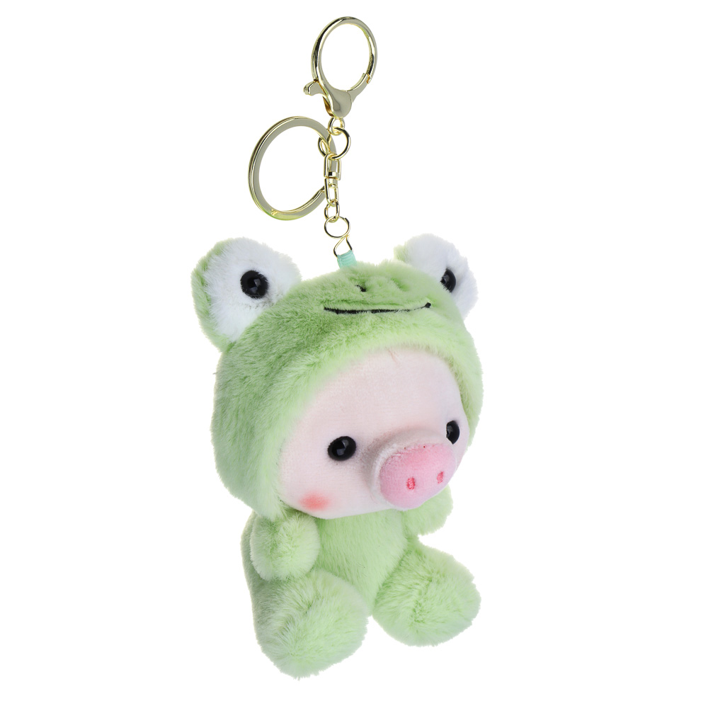 ИГРОЛЕНД Игрушка мягкая "Милые зверюшки" на подвесе, 12 см, полиэстер 4 диз.