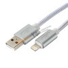 Кабель Cablexpert для Apple CC-U-APUSB01S-1.8M, AM/Lightning, серия Ultra, длина 1.8м, серебристый,