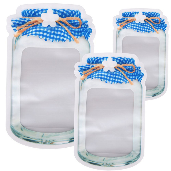 Набор герметичных пакетов для хранения "Домашние закрома", 3шт. 2 цв