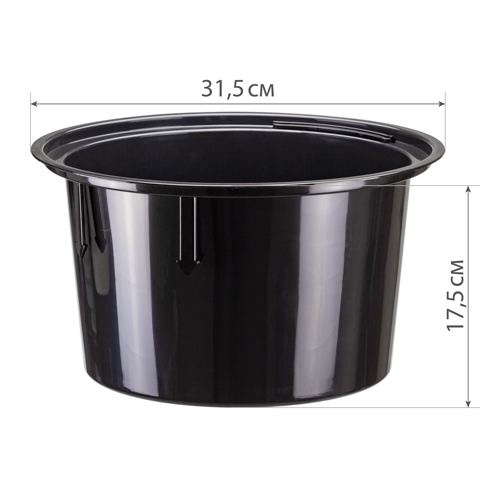 Кашпо 42 л IDEA ДЮНА, 340 мм, 630 мм, со вставкой, кремовый