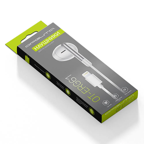 Наушники-гарнитура Орбита OT-ERG61 (LIGHTNING), белые