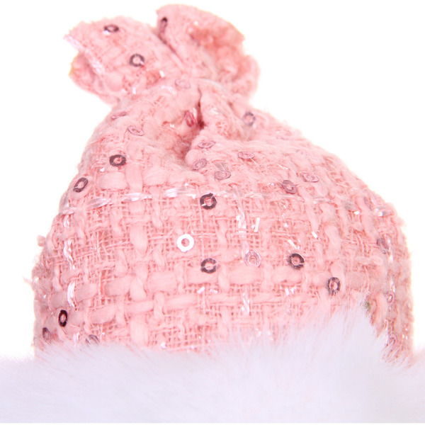 Фигурка "Зимний снеговик" 25 см, Розовый (микс дизайнов)