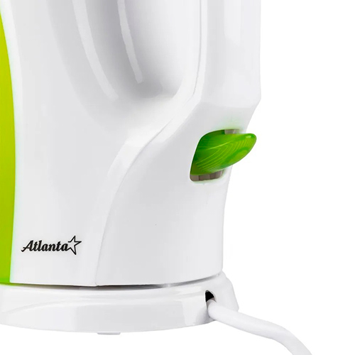 Чайник электрический Atlanta 1 л, 1850-2200 Вт, зеленый