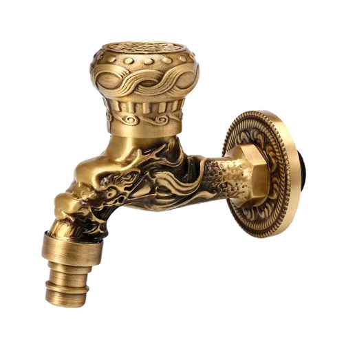 Кран с носиком ретро, VIEIR VR322, длинный, бронза