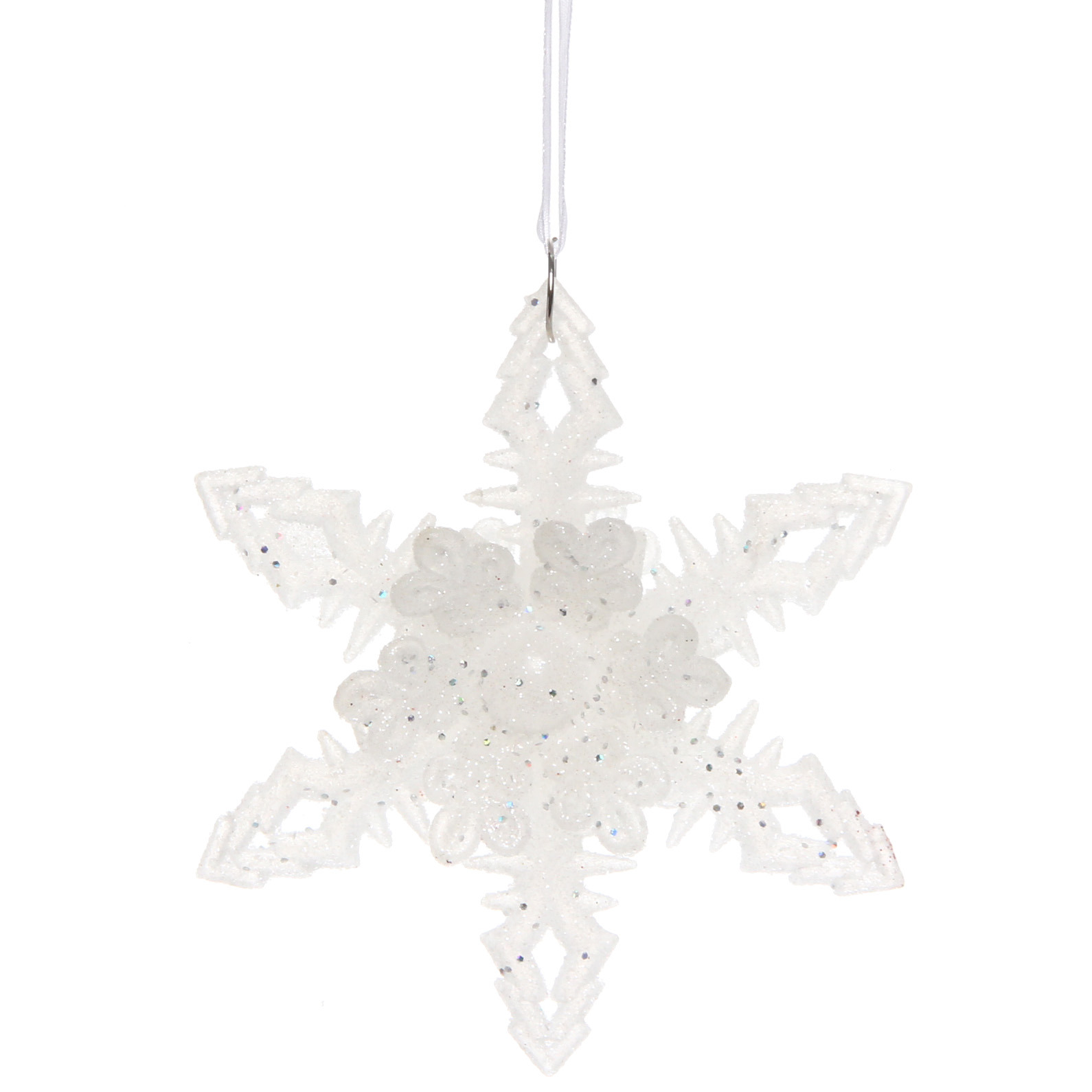 Подвеска "Волшебные узоры" 10*11 см, Белый