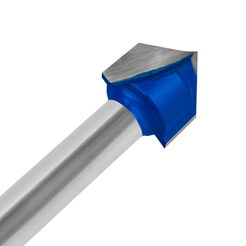 Фреза пазовая v-образная хвостовик - 8 мм, D-16 мм, H-16 мм, а° - 90°, L-51 мм vertextools 3504-081616