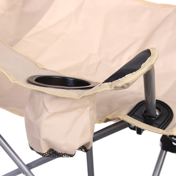 Кресло складное 2 в 1 до 100 кг DC-8077, 83*55/110*85 см, цвет: бежевый, Турист Мастер