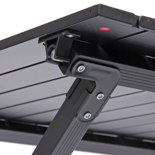 Стол кемпинговый складной DC-5003, 117*59*44 см,  цвет: чёрный, каркас алюминий, Турист Мастер