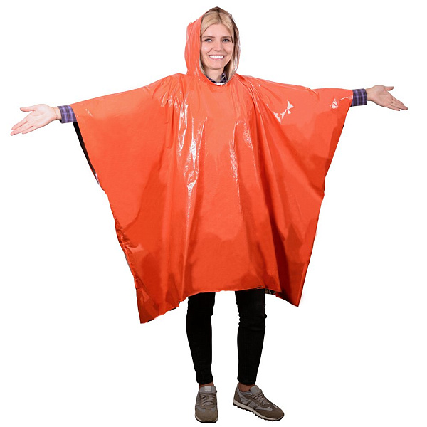 Плащ-дождевик туристический. Размер 130х100 см.