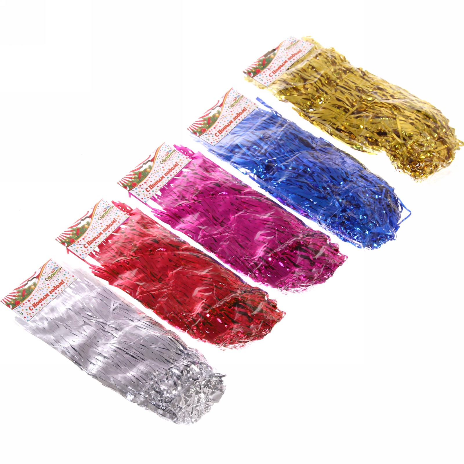 Парик "Яркий дождик", микс