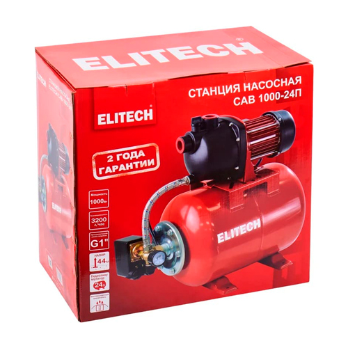 Насосная станция 1000Вт САВ 1000-24П ELITECH