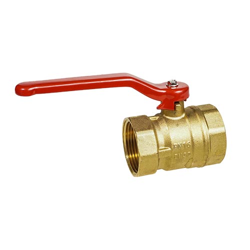 Кран шар 1 1/4 г/г ручка латунь (БЕЛАРУСЬ) (1/25)