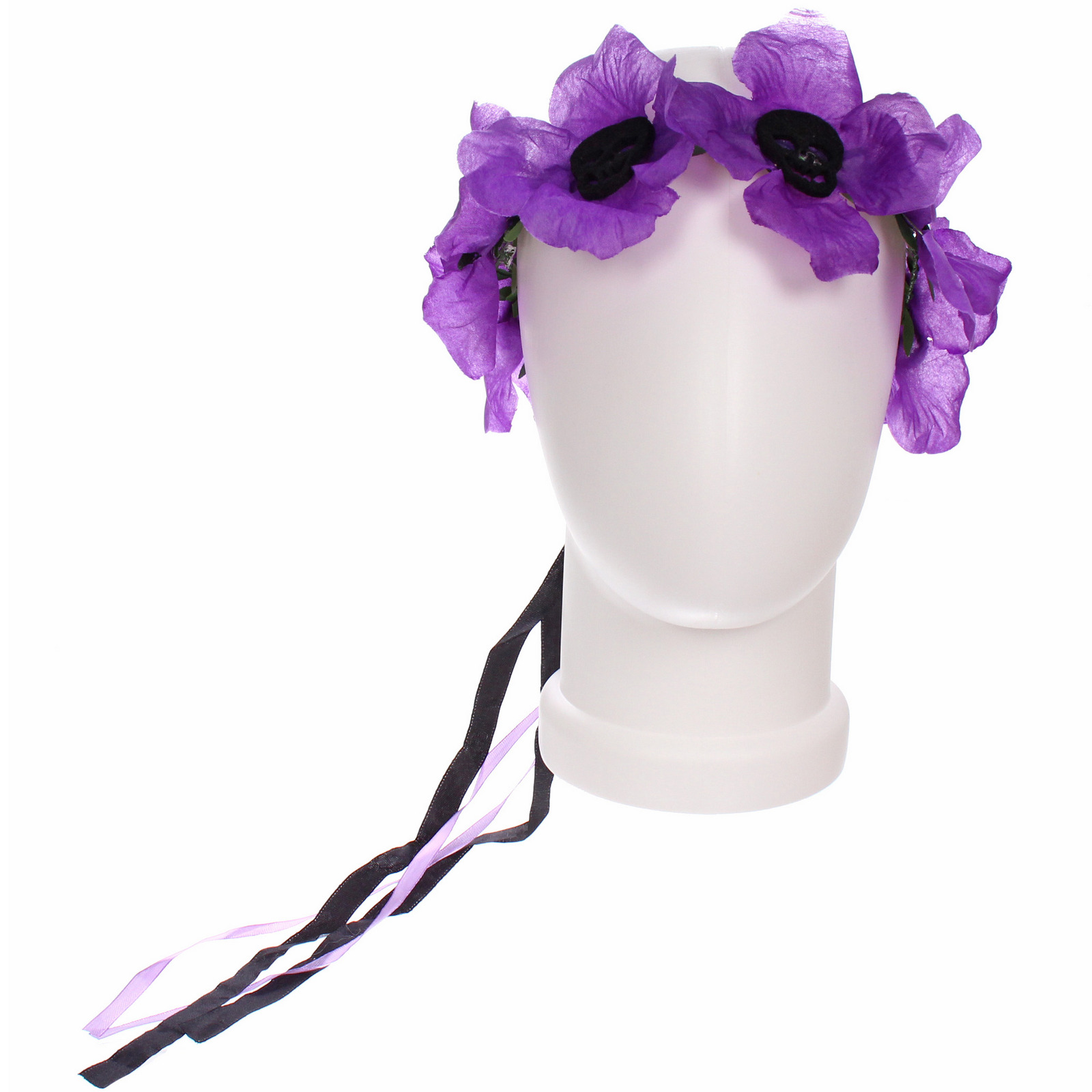 Ободок для волос карнавальный "Helloween - Цветы", микс