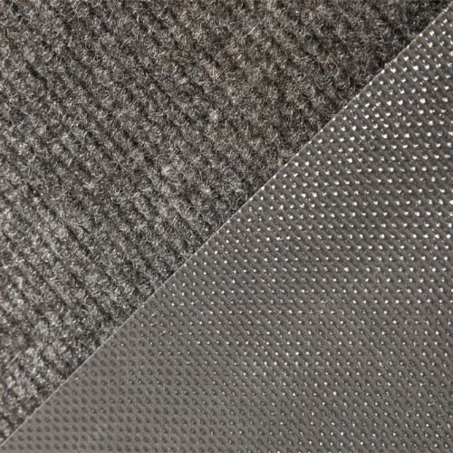 Коврик придверный 80*120см влаговпитывающий, ребро 2/2 Черный (1/5)