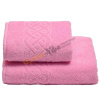 Полотенце махровое Cleanelly Plait 360 г/м (50х90) (Россия) цв.128 розовое