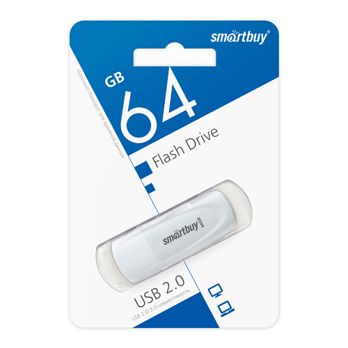 UFD 2.0 SmartBuy 064GB Scout White (SB064GB2SCW)