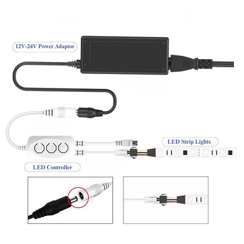 Контроллер LED Огонек OG-LDL48 USB 5В, Wi-Fi, RGB, 3PIN, пульт