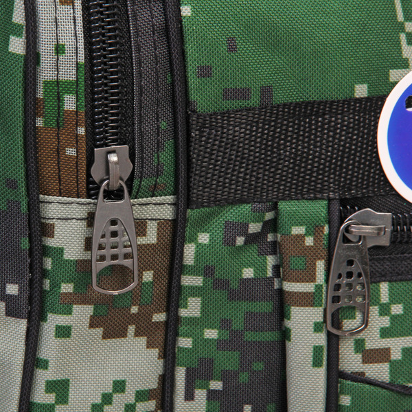 Сумка дорожно-спортивная "KANADA", цвет серый, камуфляж, 4 кармана, 27л, 60*34*25см (без лого)