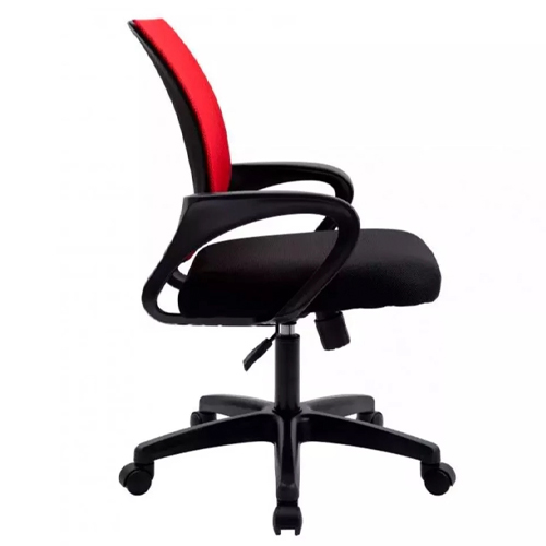Кресло офисное, компьютерное TRON A1 сетка Prestige, хром, красный-черный