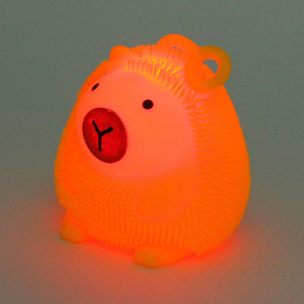 Игрушка "Свинка" Капибара, 7,5 см, с подсветкой