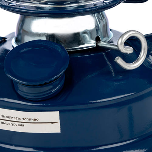 Лампа керосиновая 235 24,5см ( цвет синий) (1/10)