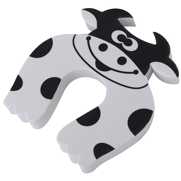 Фиксатор для дверей* "Коровка". Размер 9,5х9,5х1 см. 