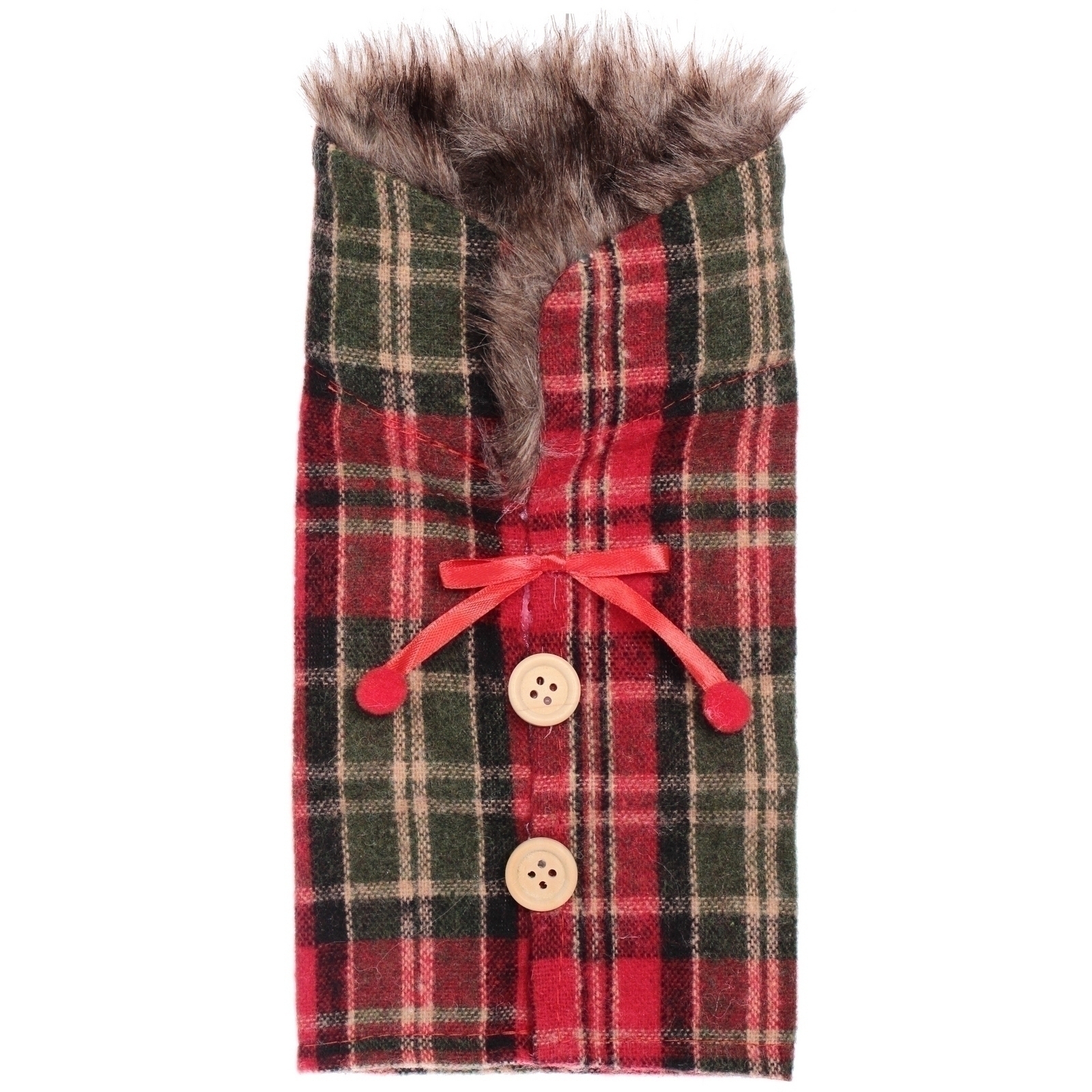 Украшение на бутылку "Теплый наряд" 12*24 см