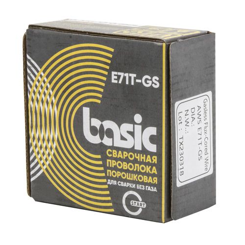 Проволока сварочная порошковая Basic E71T-GS, 1,0мм (упак.1 кг) START