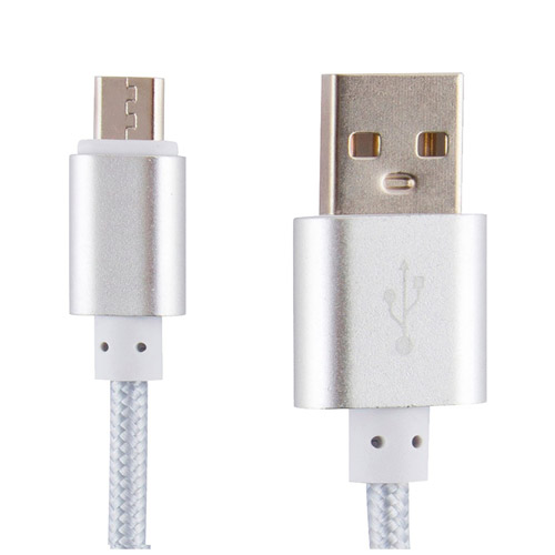 Кабель Energy ET-01 USB/MicroUSB, серебро